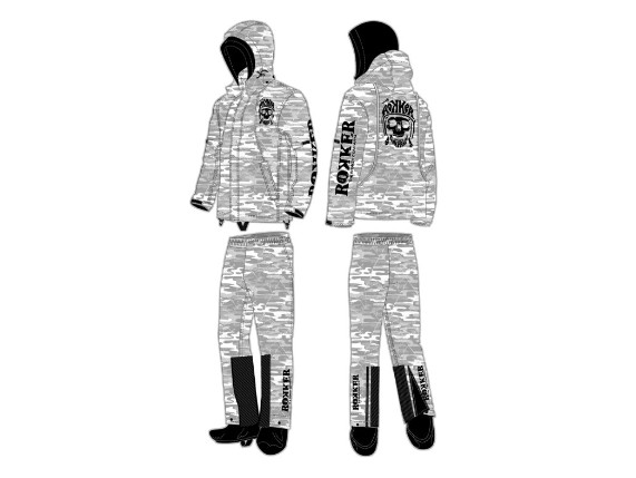 750199 TRC Rainset Camo Reflective Grey