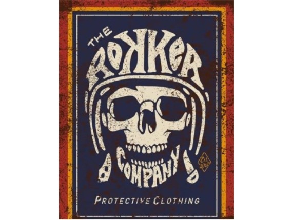 90624 Blechschild Skull Tin Sign