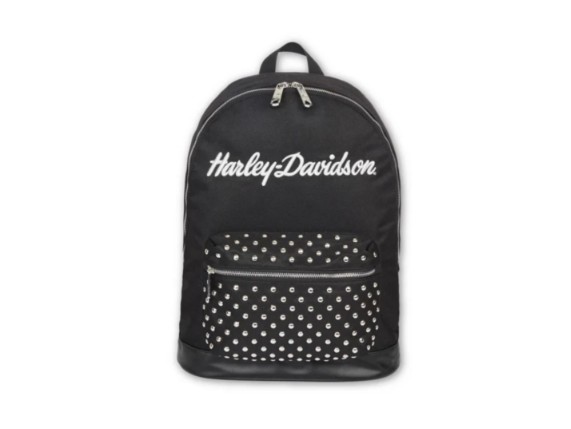90830 Klassischer Rucksack mit Nieten in Moonshadow