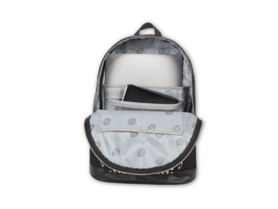 90830 Klassischer Rucksack mit Nieten in Moonshadow3