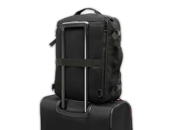 93510 Reflective Bar & Shield Mega-Pack Carry-On Backpack, Black 4