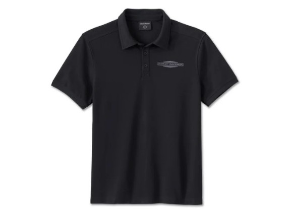 96023-25VM Stacked Bar & Shield Polo