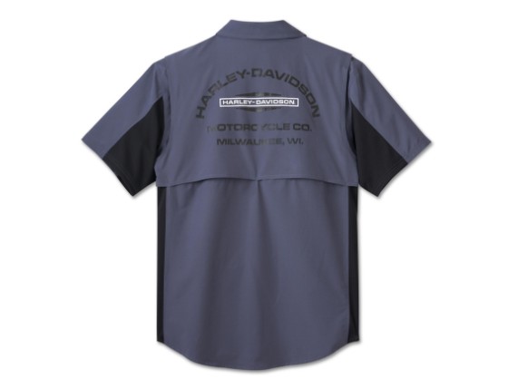 96052-25vm_H-D TECH Milwaukee Short Sleeve Shirt_Back