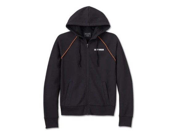 96063-25VW Classic Bar & Shield Zip Front Hoodie