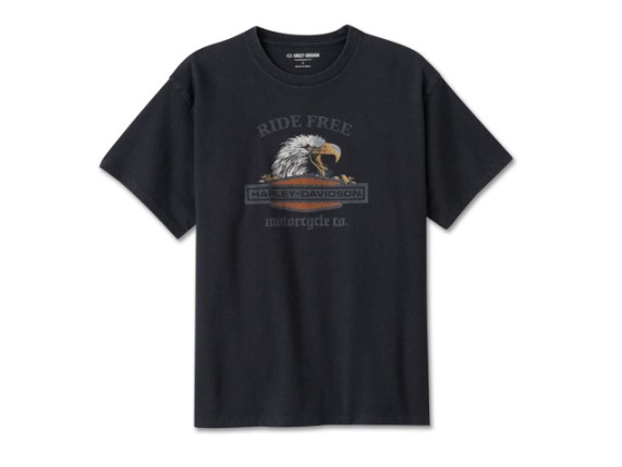 96072-25VW Ride Free Eagle Oversized T-Shirt Women_Front