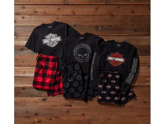 96113-25VM Bar & Shield Short Sleeve Pajama Set Image