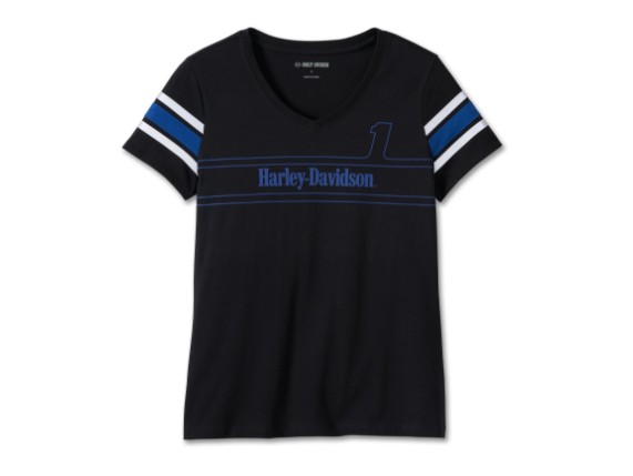 96123-24vw_Racing T-Shirt mit reflektierendem Streifen_Front