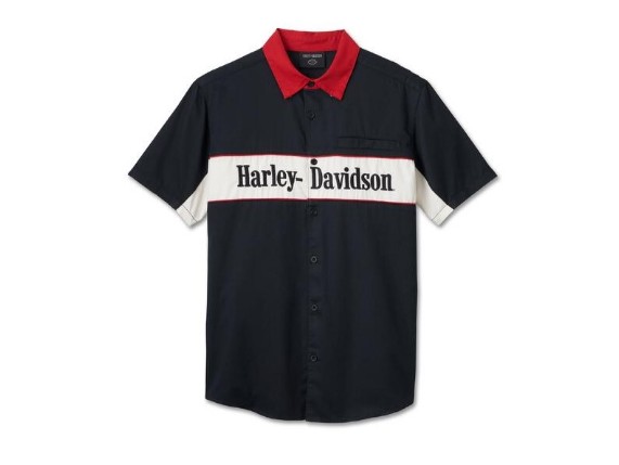 96149-25VM H-D Garage Mechanic Short Sleeve Shirt