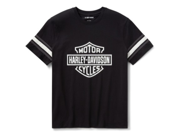 96155-26vm H-D Essential Sleeve Stripe '03 T-Shirt für Herren Front