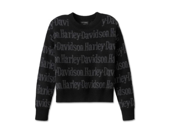 96164-25VW Harley-Davidson Repeat Print Sweater