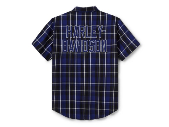 96188-26VM Essential Short Sleeve Plaid Shirt für Herren2