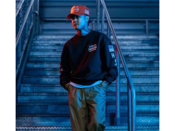 96362-26VX Factory Racing Twill Baseball Cap - Racing Orange i