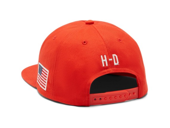 96362-26VX Factory Racing Twill Baseball Cap - Racing Orange rs