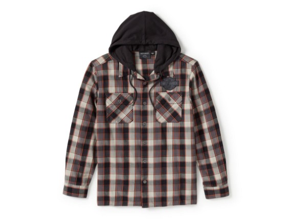 96392-25vm_Shirt Woven Hooded Metal Bound Front