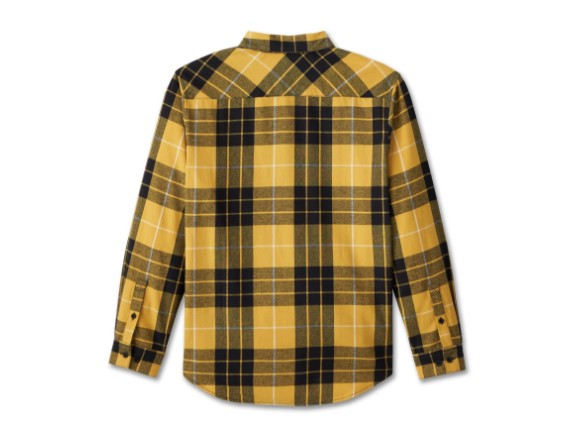 96460-24vm_Shirt-Woven, Yellow Plaid_Back