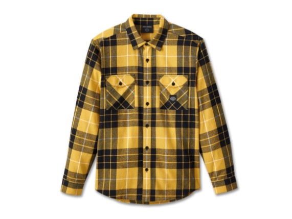 96460-24vm_Shirt-Woven, Yellow Plaid_Front