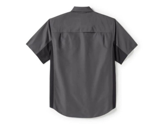 96501-25VM Tech Colour Block Shirt - Grey2