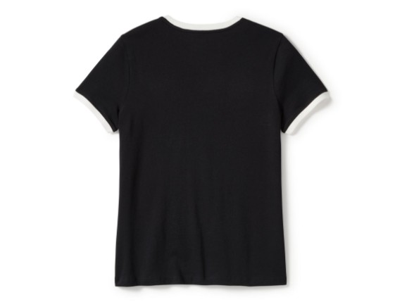 96528-25vw_Hug A Harley Ringer Tee - Harley Black-Back