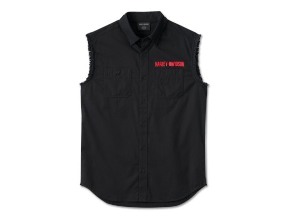 96566-24VM Ashes Blowout for Men Harley Black_Front