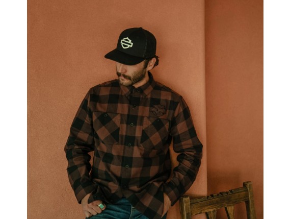 96733-25VM Bar & Shield Buffalo Check Flannel für Herren - Plaid i1