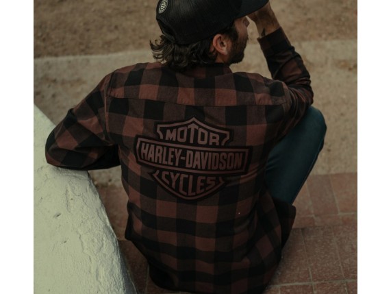 96733-25VM Bar & Shield Buffalo Check Flannel für Herren - Plaid i2