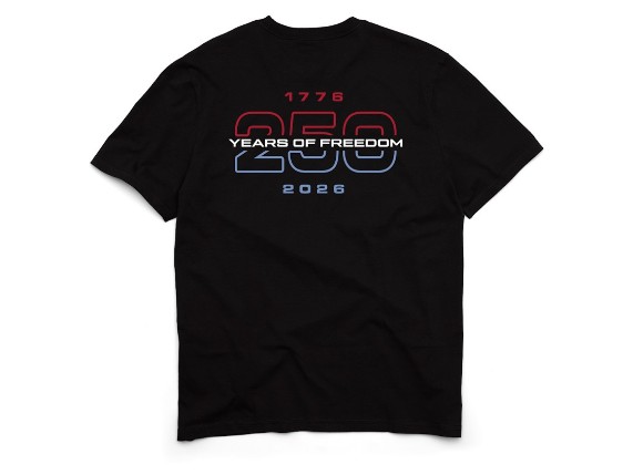 96741-26VM 250th Short Sleeve T-Shirt für Herren Back
