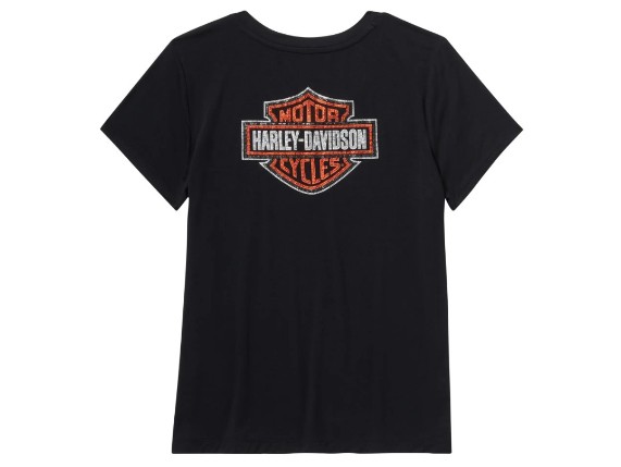 96767-25VW Damen T-Shirt Essential Bling V-Neck schwarz rs