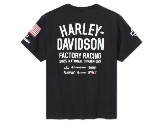 96780-26VM Factory Racing Team #1 - Championship T-Shirt schwarz