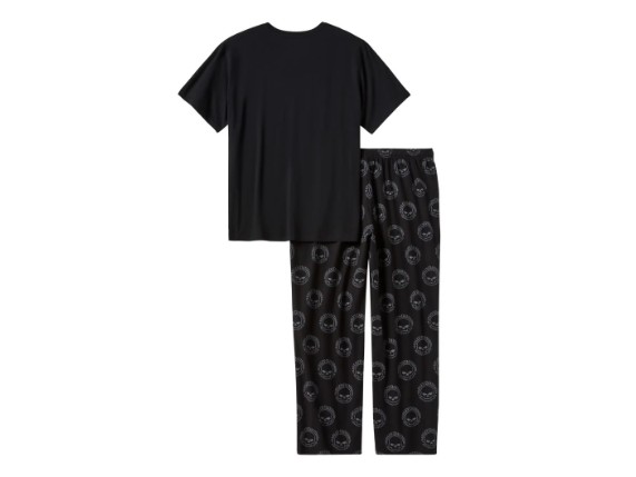 96793-25VM Herren Schlafanzug Set Willie G Skull kurzarm rs