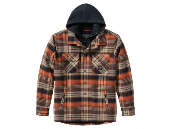 96808-25VM Hemdjacke Bar & Shield mit Kapuze