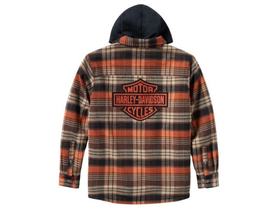 96808-25VM Hemdjacke Bar & Shield mit Kapuze rs