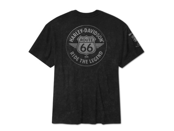 96808-26VM H-D Route 66 Legendary Short Sleeve T-Shirt für Herren 2