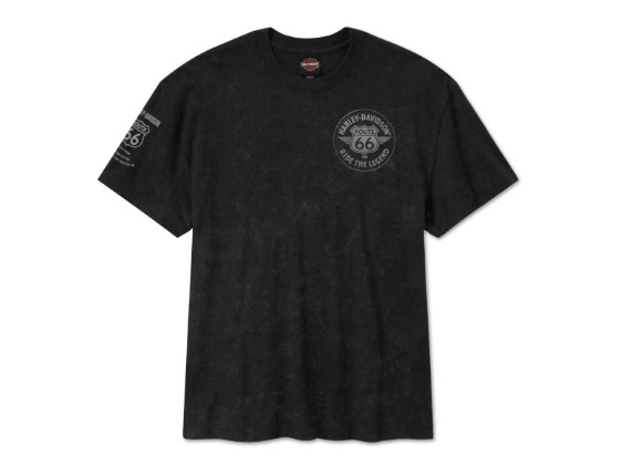 96808-26VM H-D Route 66 Legendary Short Sleeve T-Shirt für Herren