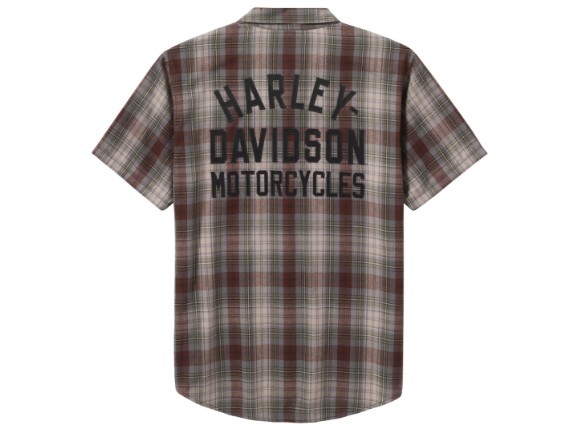 96813-25VM Plaid Shirt Racer Font Yarn Dye  rs