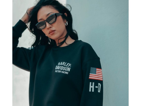 96860-25VX Factory Racing Team Crewneck Sweatshirt image2