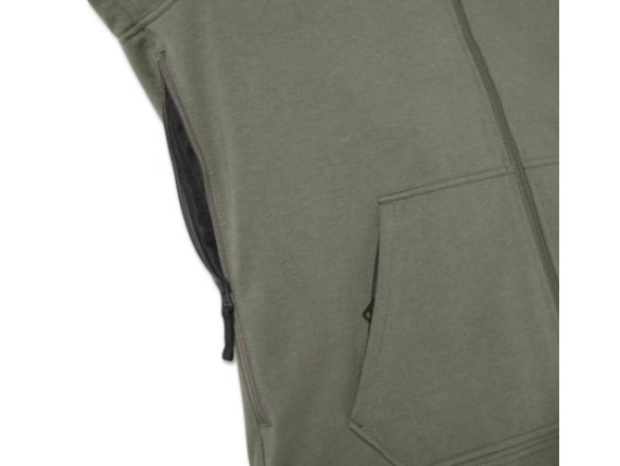 97102-25VM H-D Deflector Motorrad-Fleece mit Kapuze_detailZip