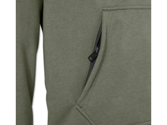 97102-25VM H-D Deflector Motorrad-Fleece mit Kapuze_detailZip2