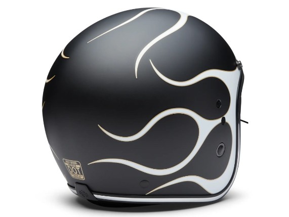 97192-25EX Jethelm Flames X14 schwarz matt rs