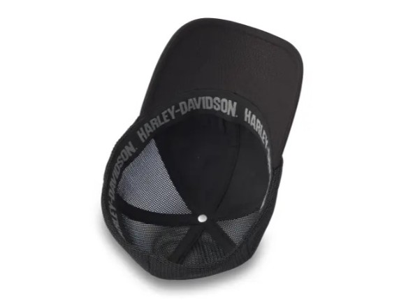 97612-25VM Harley-Davidson Trucker Cap Oil Can Bar & Shield innen