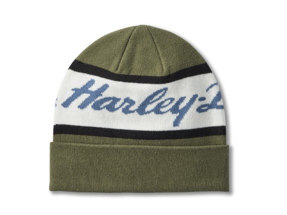 97629-25VM H-D Script Beanie - Grape Leaf