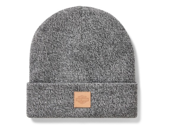 97753-25VX Forever Harley Leather Patch Beanie