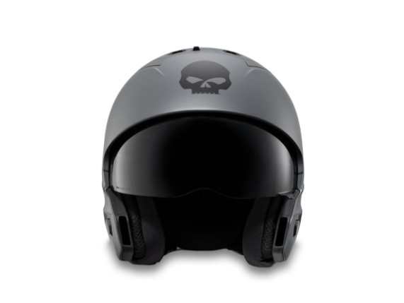 98119-24vx_Pilot II 2-in-1 Helmet - Matte Gunship Grey_Front_1