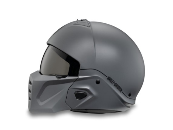 98119-24vx_Pilot II 2-in-1 Helmet - Matte Gunship Grey_left