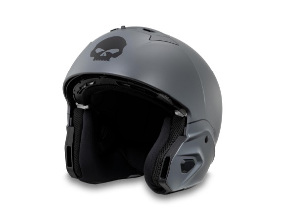 98119-24vx_Pilot II 2-in-1 Helmet - Matte Gunship Grey_Side_left