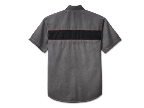 99004_23vm_SHIRT-WOVEN, DARK GREY_Back