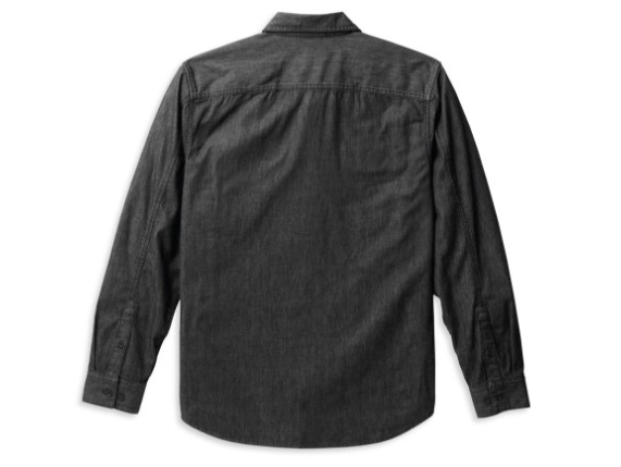 99091-22vm_Bar & Shield Denim Shirt _back