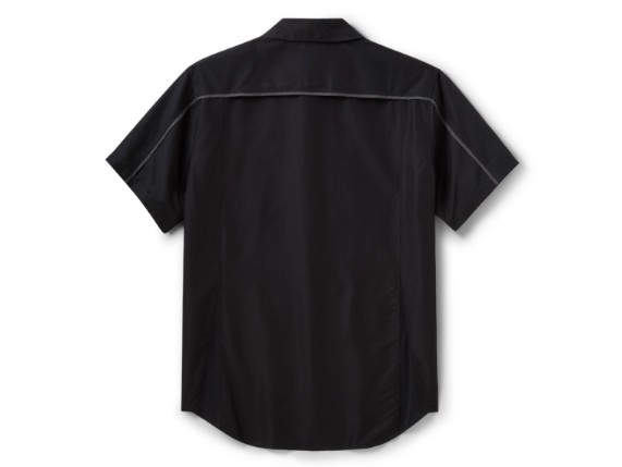 99099-26VM TECH Willie G Skull Vented Shirt für Herren rs