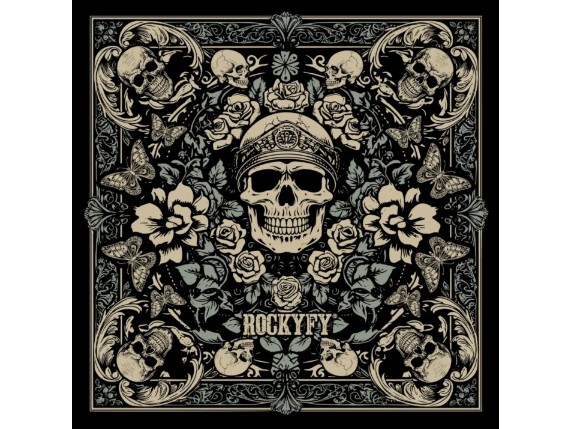 BACS002 Skull Military Bandana Tuch Bikertuch Stirnband
