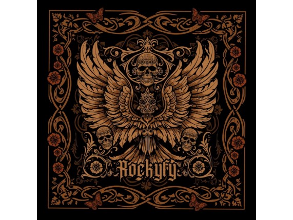 BACS005 Skull Wings Bandana Tuch Bikertuch Stirnband