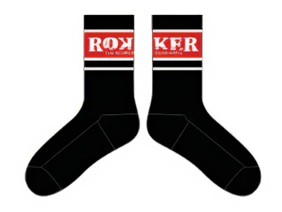 C600094 Socken Classic 1 LT schwarz-rot
